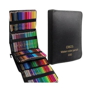 Imagem de Conjunto de Lápis de Cor (200/120/72/48 Cores) - Óleo, Aquarela e Esbo