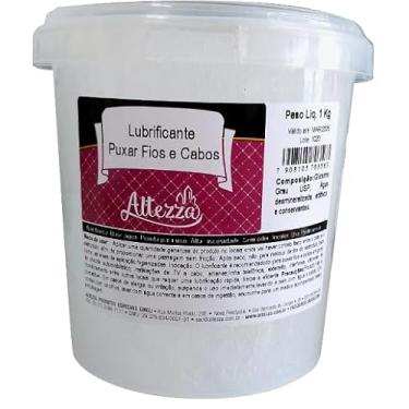 Imagem de Lubrificante Para Puxamento Puxar Fios E Cabos 1Kg - Altezza Lubrificante para Passagem de Cabos Elétricos por Eletrodutos, Sem Resíduos Facilita Passagem por Conduítes