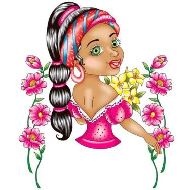 Imagem de Kit 15 Pano Para Fazer Saia Crochê Boneca Artesã Glitter - DRKZA, Filo