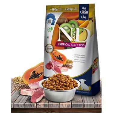 Imagem de Ração Seca ND Tropical Selection Cordeiro, Cereais e Frutas Tropicais 
