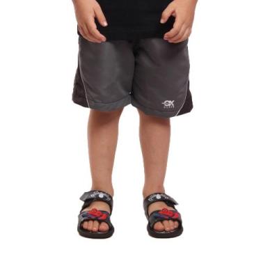 Imagem de Bermuda Tactel Ox Silver Estilo Short, Menino, 4, Cinza