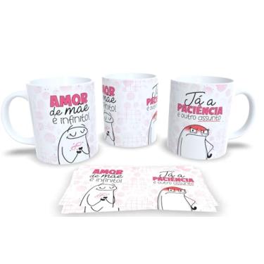 Imagem de Caneca Branca de Porcelana Personalizadas Flork dia das Mães (Mod.14)