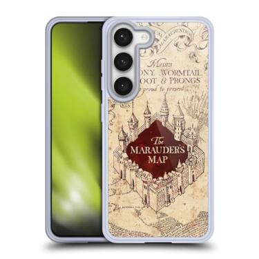 Imagem de Head Case Designs Capa de gel macio oficialmente licenciada por Harry Potter O Mapa do Maroto, Prisioneiro de Azkaban II, compatível com Samsung Galaxy S23 5G