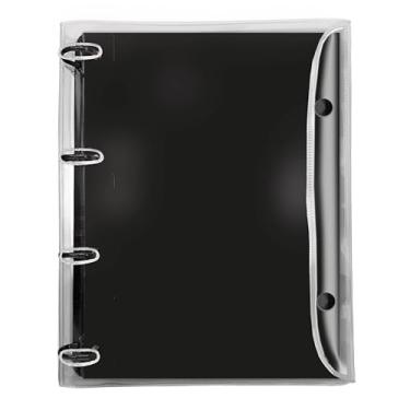 Imagem de Fichário Universitário Cristal Preto com 192 Folhas – DAC 2394