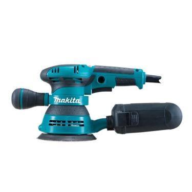 Imagem de Lixadeira Roto Orbital 125mm Industrial 300w Com Punho Lixa Saco Coletor De Pó Bo5041 110v Makita