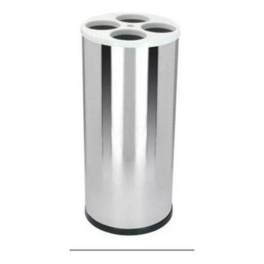 Imagem de Dispensador De Copos Água Em Aço Inox Para 500 Copos 180 Ml - JSN