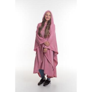 Imagem de Poncho de inverno Quentinho Com Capuz Masculino/Feminino - Super Estil