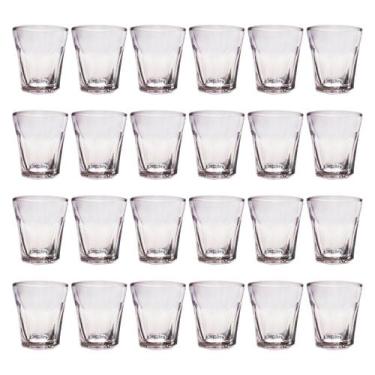 Imagem de Jogo 24 Copos Shot Vidro Tequila Cachaça Vodka Dose 45ml Bar - TODO DI