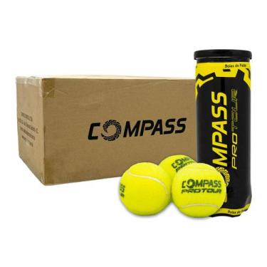 Imagem de Caixa com 24 Tubos c/ 3 Bolas de Padel Compass ProTour