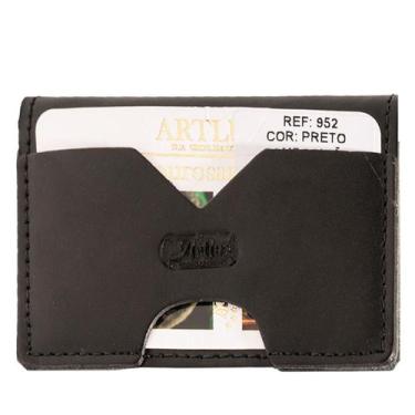 Imagem de Mini Carteira em Couro Artlux 952, Preto