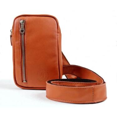 Imagem de Shoulder Bag em Couro Artlux 1405, Caramelo