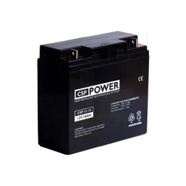 Imagem de Bateria Selada 12v 18ah Csp Power Atm Power No Break Apc Sms Ap1218