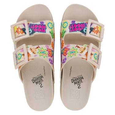 Imagem de Chinelo Femino Slide Divertidamente 2 Moderno Flatform Zaxy