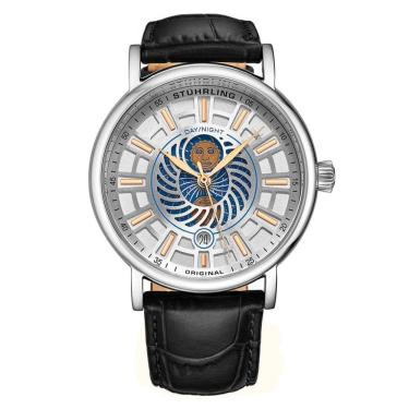 Imagem de Relógio Masculino Stuhrling Dueto 899 Quartzo 42mm, Preto