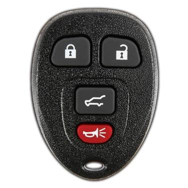 Imagem de Chaveiro de substituição KeylessOption, 4 botões, sem chave, entrada de controle remoto.KeylessOption preto KPT2817