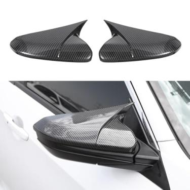 Imagem de YINGTUU para Honda Civic 10ª geração 2016-2021 acessórios de chifre de boi capa de espelho retrovisor guarnição tampa protetora de fibra de carbono ABS