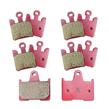 Imagem de SYUU Pastilhas de freio de cerâmica dianteira de substituição para Suzuki GSXR 1000 K3 2003 FA369F FA254R