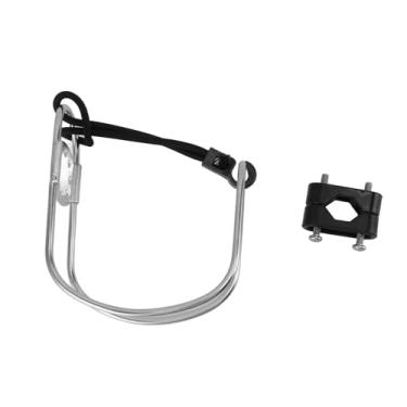 Imagem de Suporte de bóia salva-vidas para iate GRCFUMO, suporte de anéis de bóia salva-vidas de segurança de aço inoxidável de alta resistência, suporte de ferradura marinha para navio