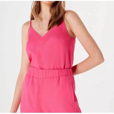 Imagem de N0353-Blusa Festa Evento Luxo Regata Linho Alcinha Lisa Ag403 - Xumi, 