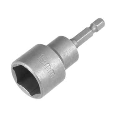Imagem de TA-VIGOR Haste hexagonal de troca rápida de 1/4, broca magnética de 19 mm, comprimento de 65 mm, métrica para manutenção de máquinas, móveis, marcenaria, reparo automático