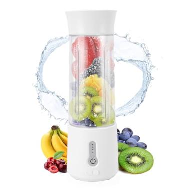 Imagem de Liquidificador Portátil, Liquidificador Pessoal para Shakes e Smoothies, USB Rechargable, 6 Lâminas, Mini Blender Juicer Cup para Viagens Ao Ar Livre
