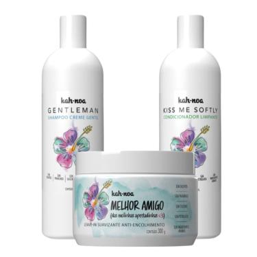 Imagem de Kit Kah-Noa Higienizadores Shampoo Condicion E Melhor Amigo