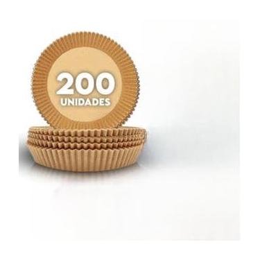 Imagem de Kit Com 50/100/200 Formas Para Air Frayer Fritadeira Descartáveis Antiaderente De Papel Redonda(200 UNIDADES)