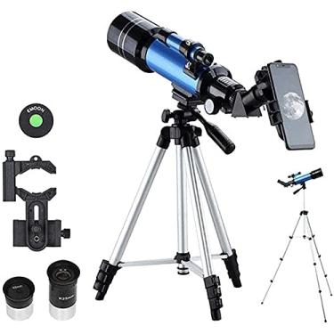 Imagem de CUTPOIY Monóculo telescópico com zoom refrator de alta potência potente para sonômica