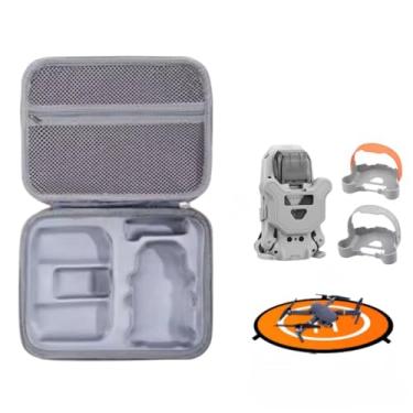 Imagem de Estojo Fly more de trasporte e armazenagem para drones DJI Mini 2, Mini 2 SE, Mini 4k (Bag + Pista e Protetor de Hélices)