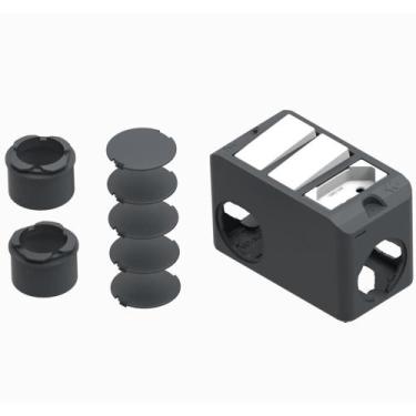 Imagem de Combo Poliwetzel em PVC com 1 Tomada 10A 2 Interruptores 2 Conectores 