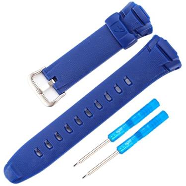 Imagem de Pulseira de relógio de substituição para relógios Casio G-Shock GW-M500/510/520/530, MTG-900/910/930/940/9300 Atomic Solar (azul)