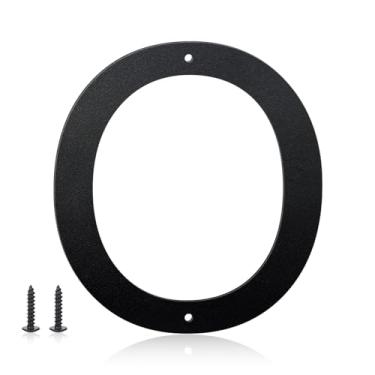 Imagem de Números de casa de 25 cm e letras de metal para placas externas, números de casa para fora, letras de endereço de alumínio e números para porta, caixa de correio, jardim, perfeito para casa ou