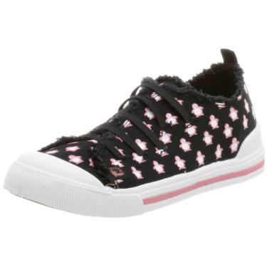 Imagem de UNIONBAY Penguin-g-I Bungee Tênis infantil pequeno/grande, Preto, 3 Little Kid