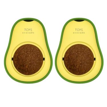 Imagem de Kit 2 Abacates Catnip Erva de Gato Brinquedo Interativo Pet