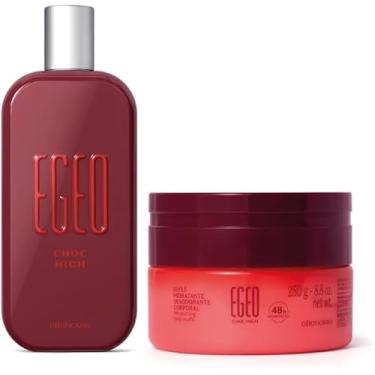 Imagem de Combo Egeo Choc High: Desodorante Colônia 90ml + Suflê Hidratante Desodorante Corporal 250g
