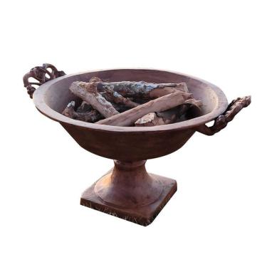 Imagem de Lenheiro Serrinha 64x50cm Lareira Uva Borgo Ferro Fundido