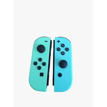 Imagem de Controle Joystick Sem Fio N Switch Joy-con (l)/(r) Sem a Alça do Joy-Con. (Verde e Azul)