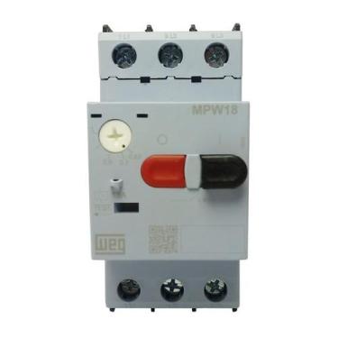 Imagem de Disjuntor 0,63A a 1A Motor Weg MPW de Tripolar MPW18