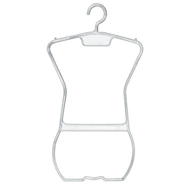 Imagem de Kit 12 Cabides Silhueta Biquíni Adulto Organizador Expositor