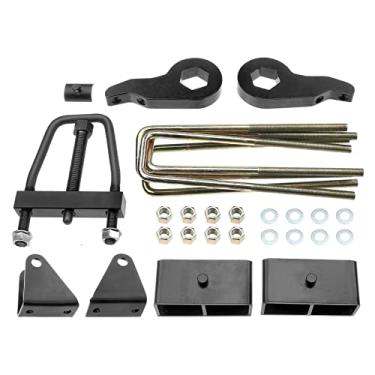 Imagem de A-Premium Kit De Nivelamento Suspensão Dianteira 3" E Traseira 2" Compatível Com Chevrolet Silverado 2500 3500 Hd Gmc Sierra Hd, Modelos 8 Terminais, Substituição Nº 01Ghd30Se, 01Gmhd32Se