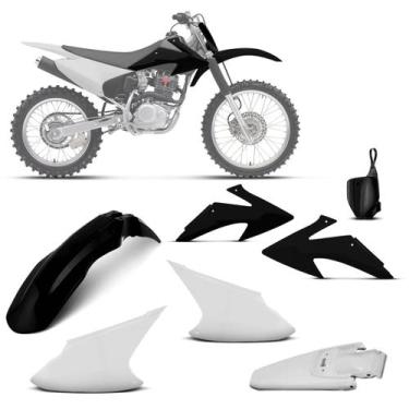 Imagem de Kit plástico personalizado crf 230f 2008 à 2014 - 5 itens (paralama di