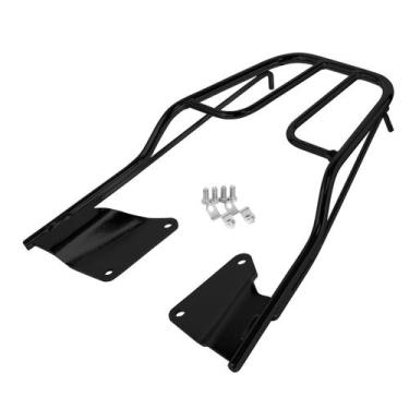 Imagem de Bagageiro Suporte Baú Bauleto Sansão Cromo Forte Para Moto Titan 160 2