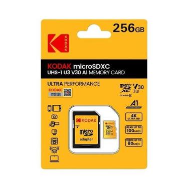 Imagem de Cartão de memória Kodak-micro sd, alta velocidade, 512gb, 256gb, 128gb