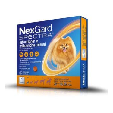 Imagem de Nexgard Spectra Antipulgas e Carrapatos para Cães de 2 a 3,5kg - Boehr