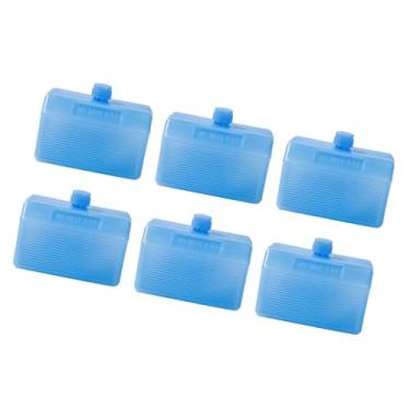 Imagem de Lljsszr Pacote com 6 Recipientes de Cristal de Gelo para Leite Materno E Viagens em Família, Garrafa Quadrada