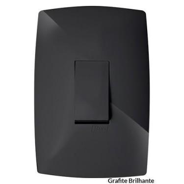 Imagem de Cj Pulsador De Minuteria 4X2 - Blux Home Grafite