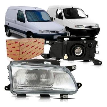 Imagem de Farol Berlingo / 98 A 02  Partner / 04 A 10 - Lado Esquerdo (Motorista