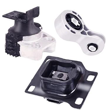 Imagem de Patewin Conjunto de montagem de motor de 3 peças compatível com Ford Focus 2008-2011 L4 2.0L, substituição # A5322 A2986 A5312 Suporte de torque de montagem de transmissão