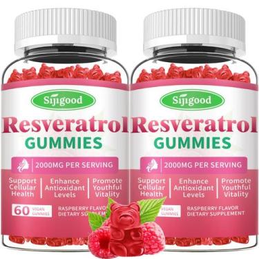Imagem de Gomas de resveratrol Sijigood 2000 mg para mulheres 120 unidades