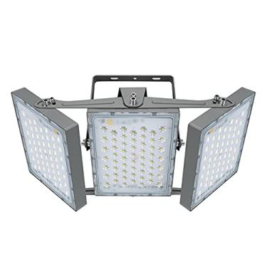 Imagem de STASUN Luz de inundação LED 300W, 27000lm Luzes de segurança externas super brilhantes com ângulo de iluminação mais amplo, 5000K, cabeças ajustáveis, IP65 Iluminação externa à prova d'água para quintal, quadra, rua, estacionamento